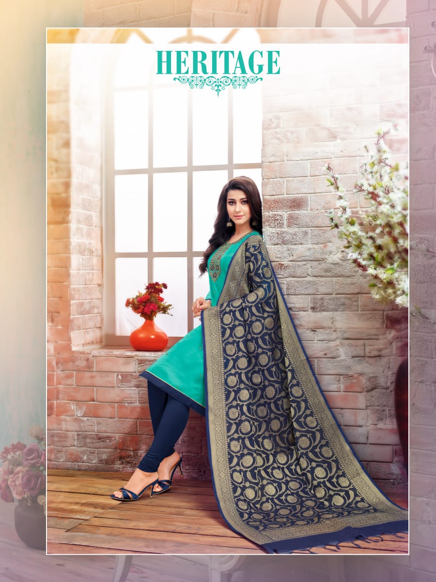 Heritage By Rr Fashion 10101 To 10112 Series Indian Traditional Wear Collection Beautiful Stylish Fancy Colorful Party Wear & Occasional Wear Modal Silk Embroidered Dress At Wholesale Price