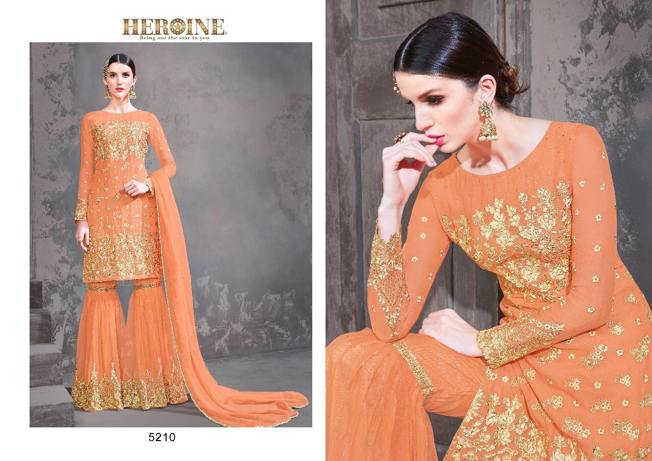 Heroine Juliana By Jinaam Dresses 5207 To 5212 Series Designer Pakistani Suits Beautiful Stylish Fancy Colorful Party Wear & Occasional Wear Dyed Net Dresses At Wholesale Price