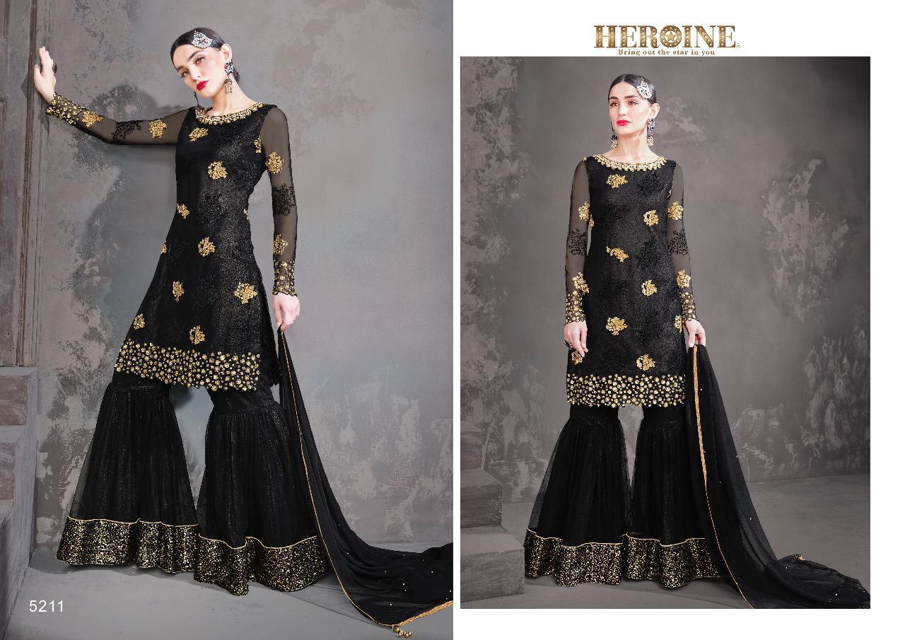 Heroine Juliana By Jinaam Dresses 5207 To 5212 Series Designer Pakistani Suits Beautiful Stylish Fancy Colorful Party Wear & Occasional Wear Dyed Net Dresses At Wholesale Price