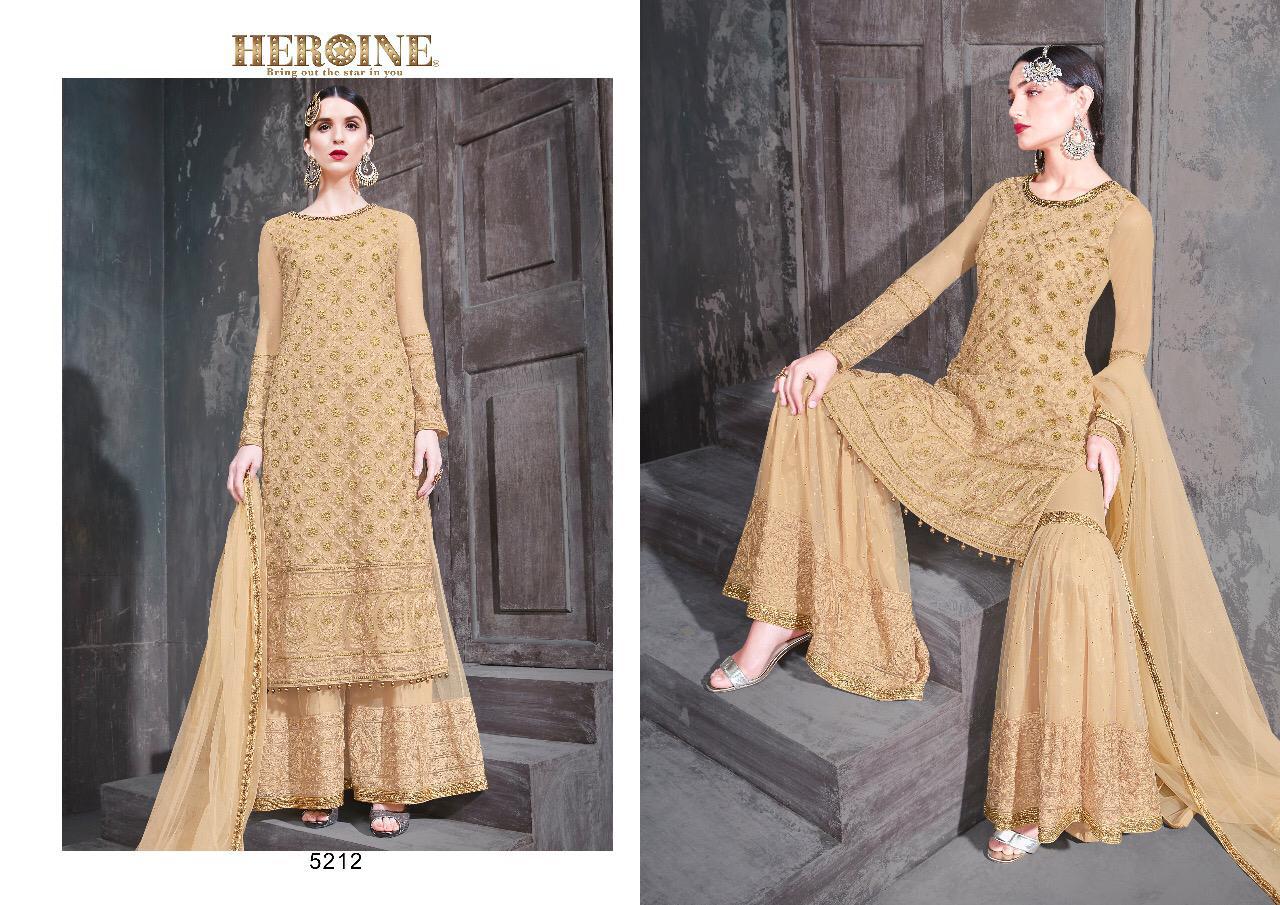 Heroine Juliana By Jinaam Dresses 5207 To 5212 Series Designer Pakistani Suits Beautiful Stylish Fancy Colorful Party Wear & Occasional Wear Dyed Net Dresses At Wholesale Price