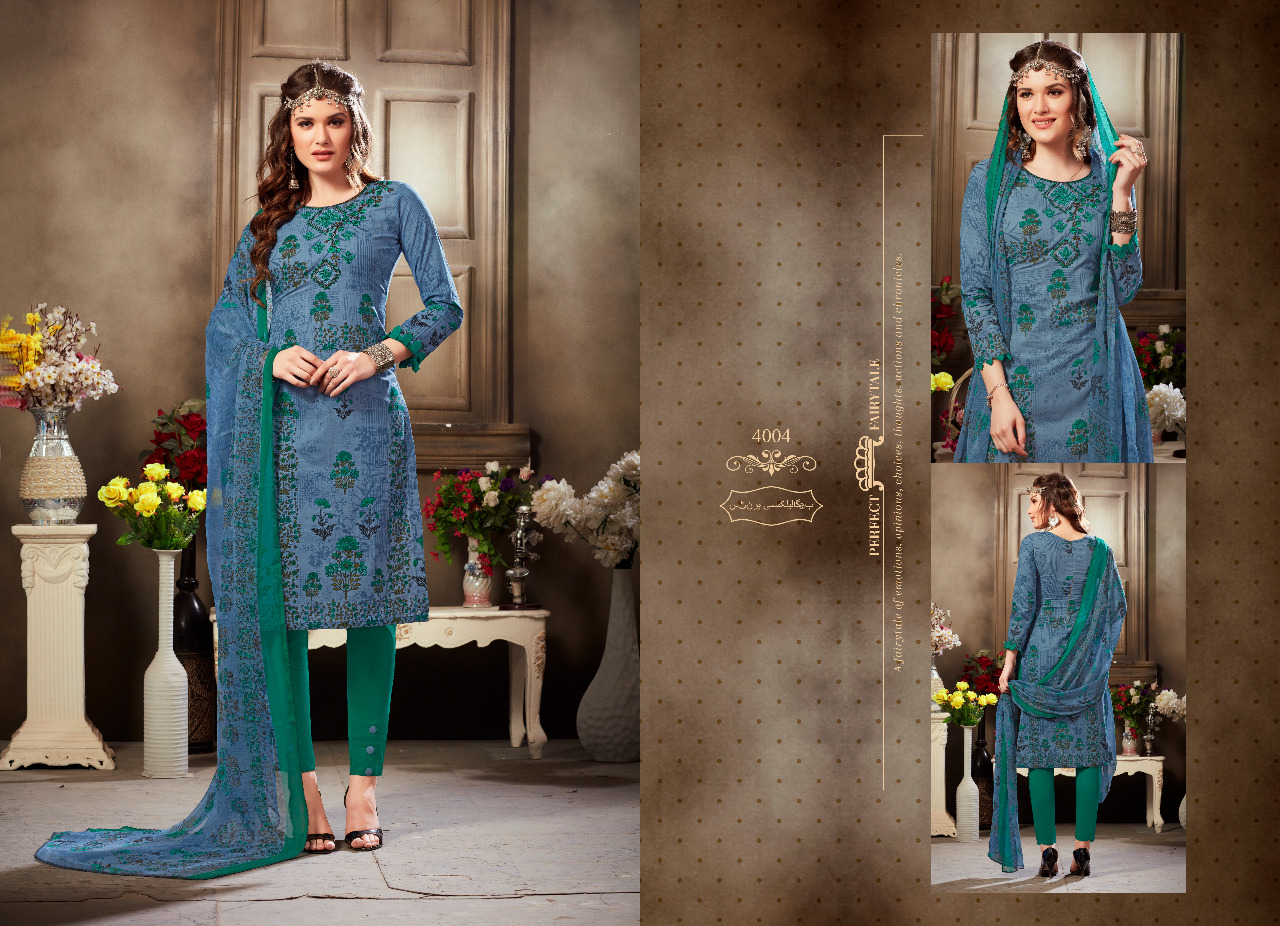 Honey Star Vol-4 By Hot Line 4001 To 4010 Series Designer Collection Beautiful Stylish Fancy Colorful Party Wear & Occasional Wear Pure Cambric Digital Style Printed Dresses At Wholesale Price