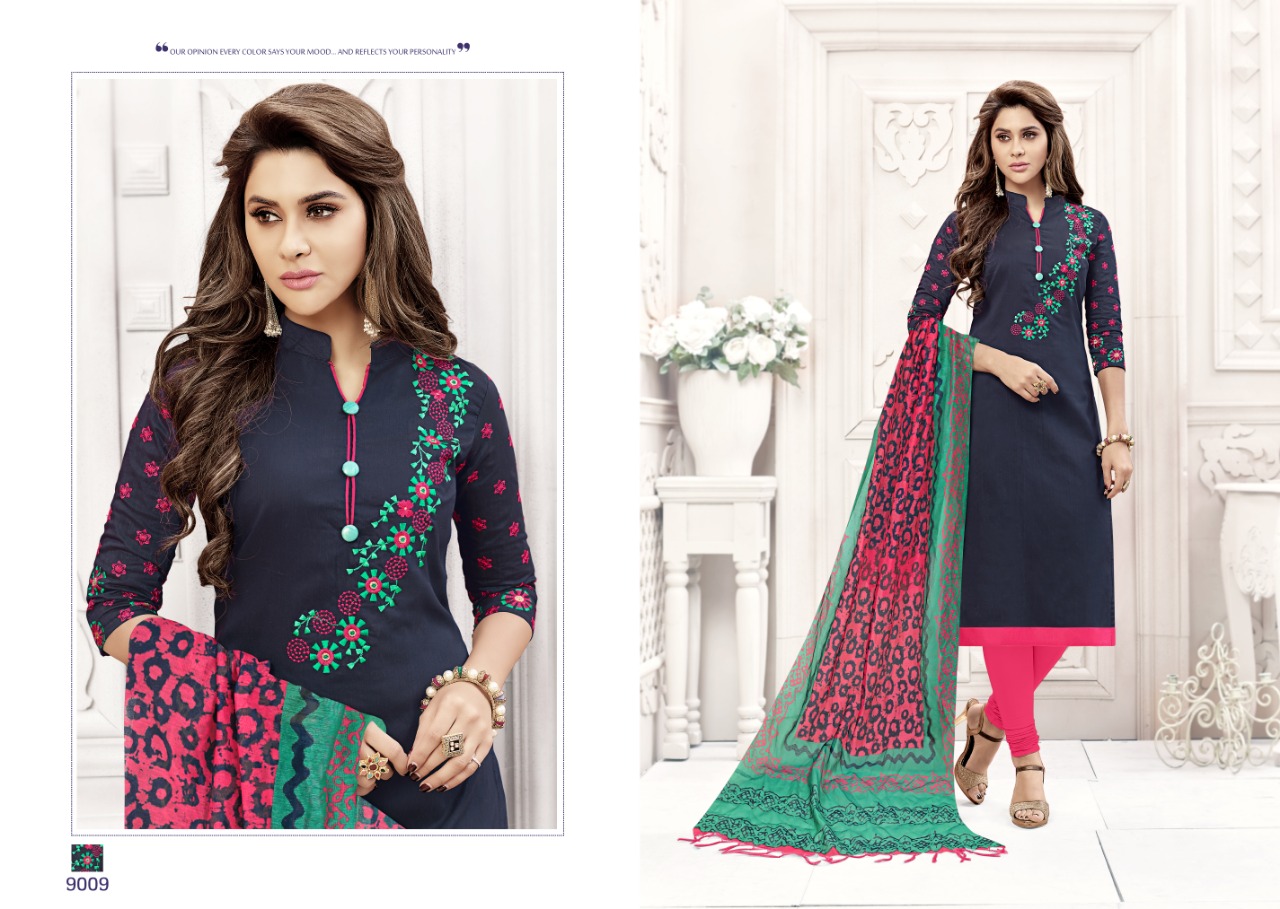 Hotspot By Raghav Royals 9001 To 912 Series Beautiful Suits Stylish Fancy Colorful Casual Wear & Ethnic Wear & Ready To Wear Souyh Silk Embroidered Dresses At Wholesale Price