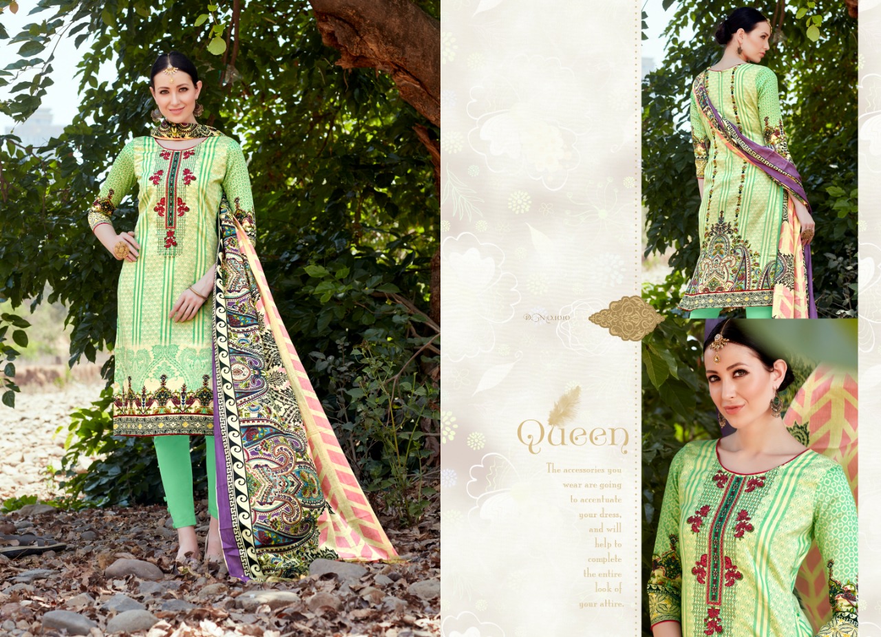 Hot Lady Vol-9 By Hot Line 1001 To 1010 Series Beautiful Suits Stylish Fancy Colorful Casual Wear & Ethnic Wear & Ready To Wear Cotton Digital Print Dresses At Wholesale Price
