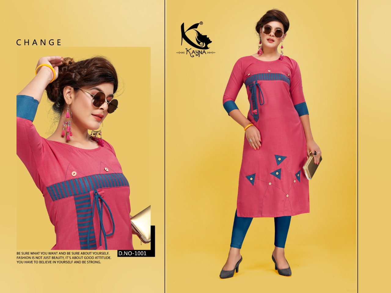 Hul Chul By Kayna 1001 To 1010 Series Beautiful Stylish Fancy Colorful Casual Wear & Ethnic Wear & Ready To Wear Heavy Cotton Printed Kurtis At Wholesale Price