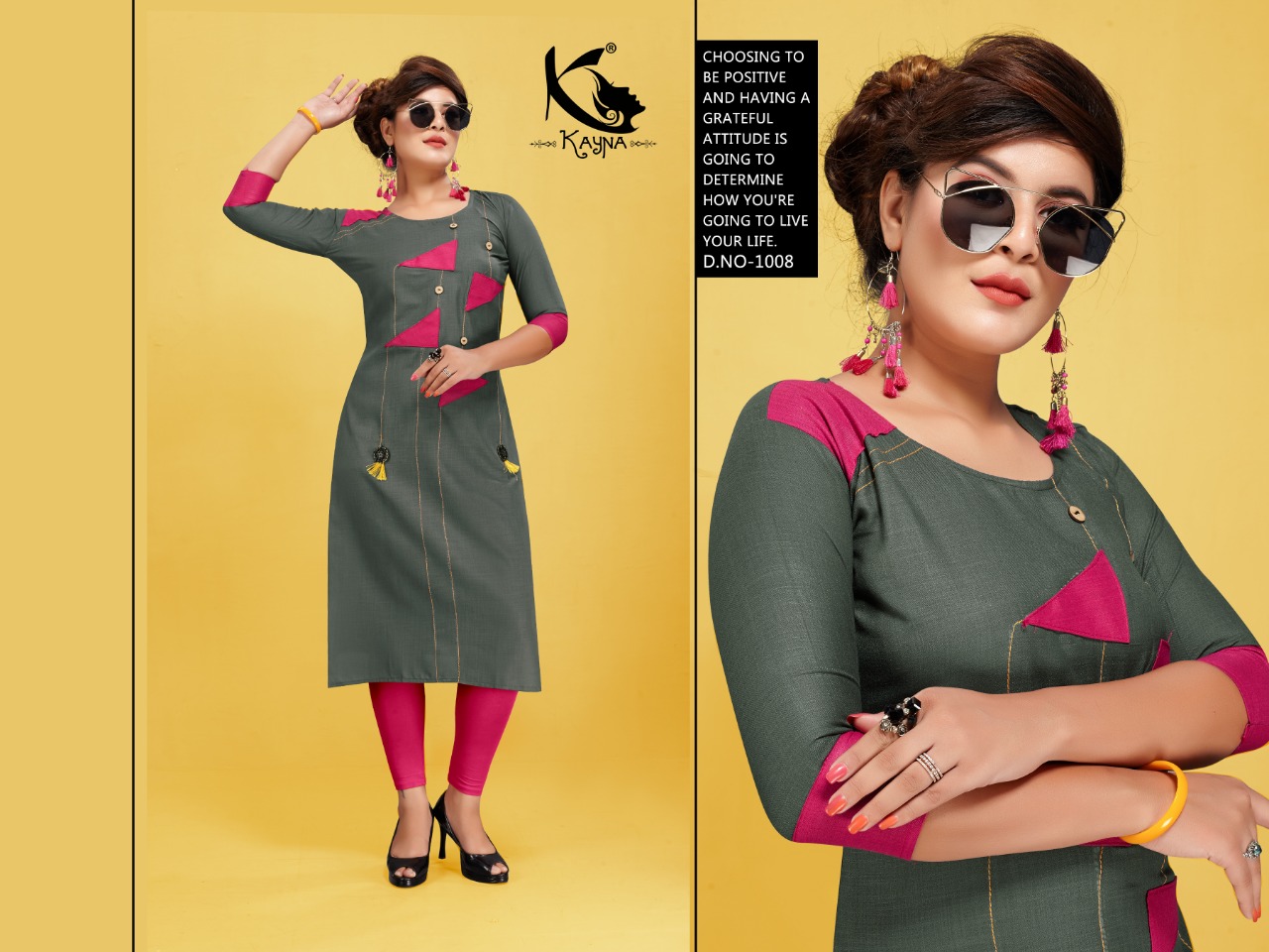 Hul Chul By Kayna 1001 To 1010 Series Beautiful Stylish Fancy Colorful Casual Wear & Ethnic Wear & Ready To Wear Heavy Cotton Printed Kurtis At Wholesale Price
