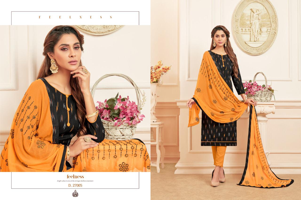 Ikkat By Raghav Creation 27001 To 27012 Series Beautiful Suits Colorful Stylish Fancy Colorful Casual Wear & Ethnic Wear Pure Handloom Cotton Dresses At Wholesale Price