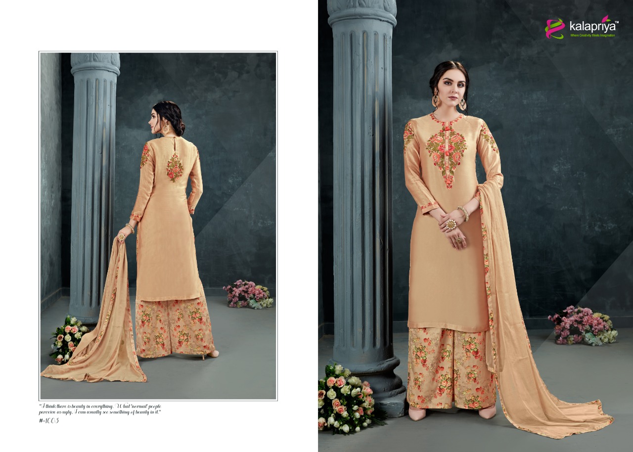 Iktar By Kalapriya 1001 To 1004 Series Beautiful Suits Colorful Stylish Fancy Casual Wear & Ethnic Wear Heavy Jam Silk With Work Dresses At Wholesale Price