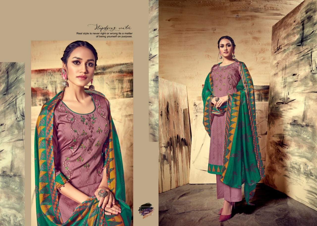Inayat Vol-9 By Ankit Textile 901 To 908 Series Indian Traditional Wear Collection Beautiful Stylish Fancy Colorful Party Wear & Wear Jam Cotton Satin Digital Print Dress At Wholesale Price