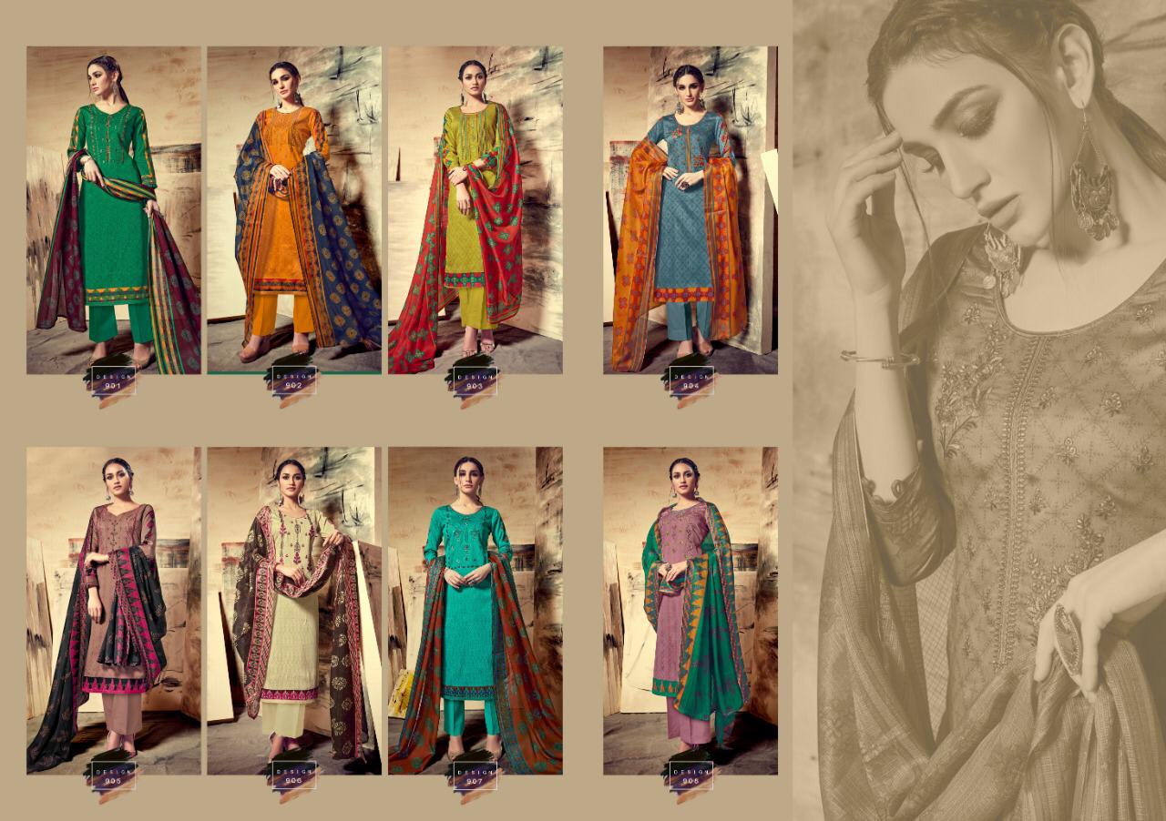 Inayat Vol-9 By Ankit Textile 901 To 908 Series Indian Traditional Wear Collection Beautiful Stylish Fancy Colorful Party Wear & Wear Jam Cotton Satin Digital Print Dress At Wholesale Price
