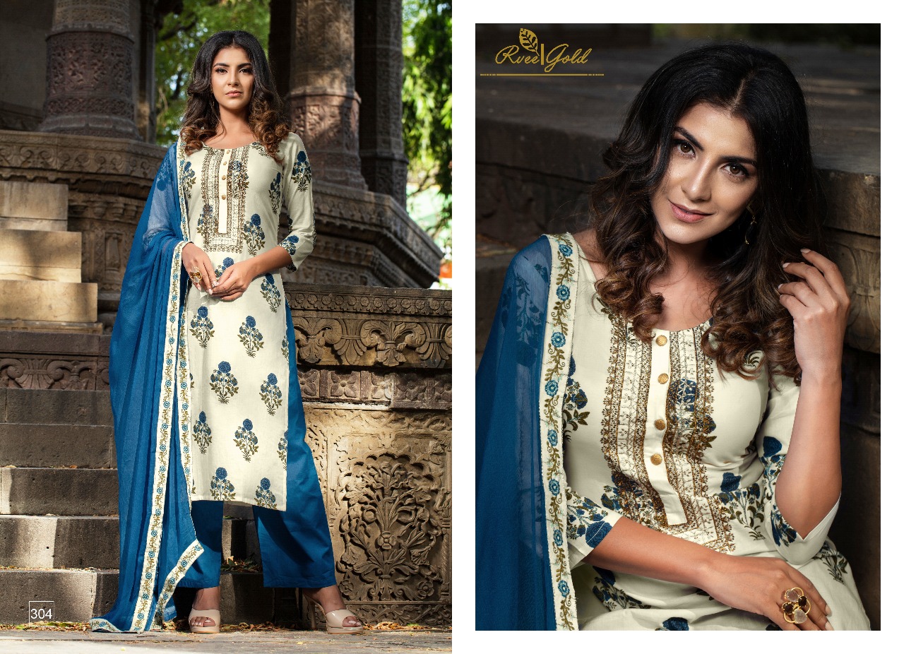 Sale Inayat By Rvee Gold 304 To 313 Series Designer Suits Beautiful Stylish Fancy Colorful Casual Wear & Ethnic Wear Heavy Cotton Lawn Printed Dresses At Wholesale Price