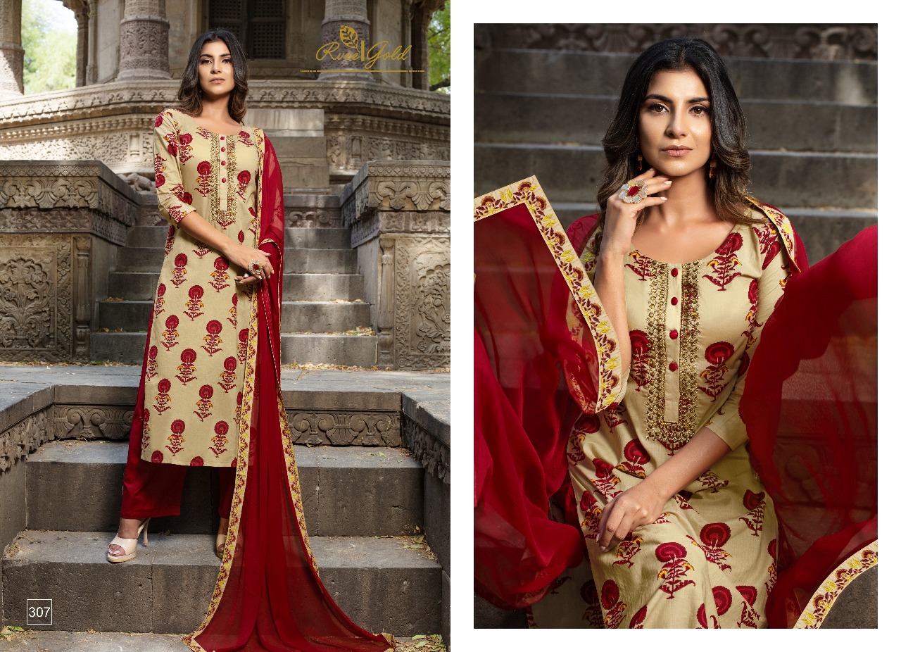 Sale Inayat By Rvee Gold 304 To 313 Series Designer Suits Beautiful Stylish Fancy Colorful Casual Wear & Ethnic Wear Heavy Cotton Lawn Printed Dresses At Wholesale Price