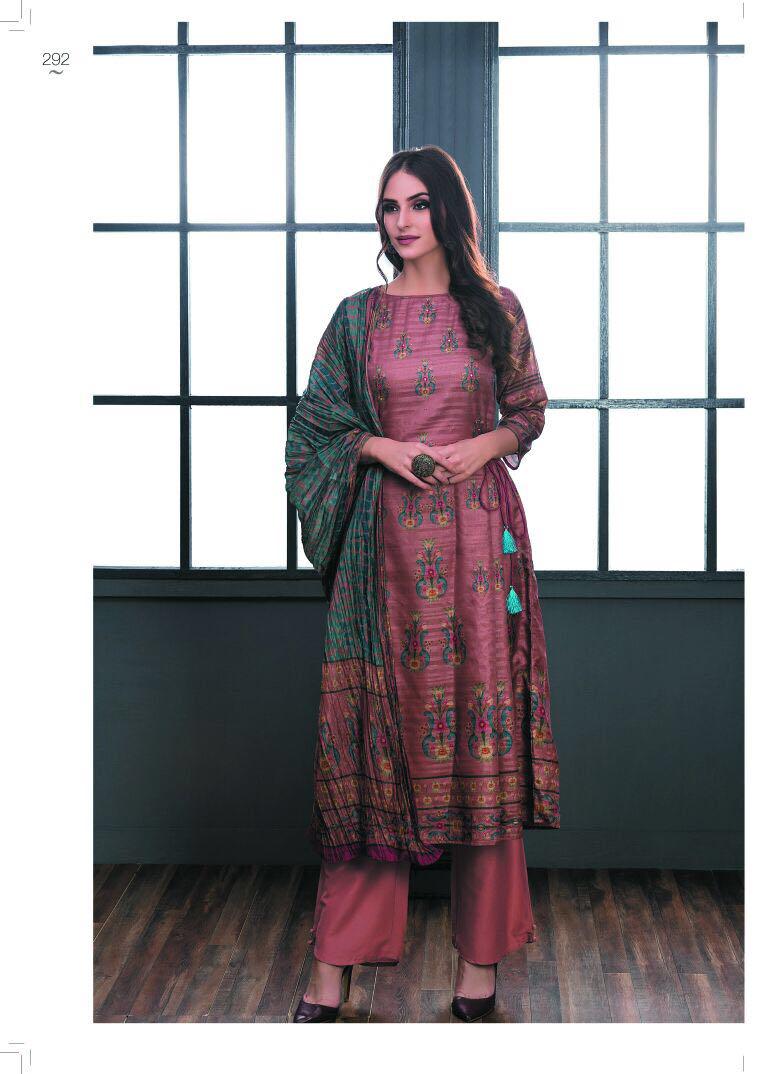 Inayat By Sri 292 To 296 Series Beautiful Collection Suits Stylish Fancy Colorful Party Wear & Ethnic Wear Chandrakanta Silk Printed Dresses At Wholesale Price