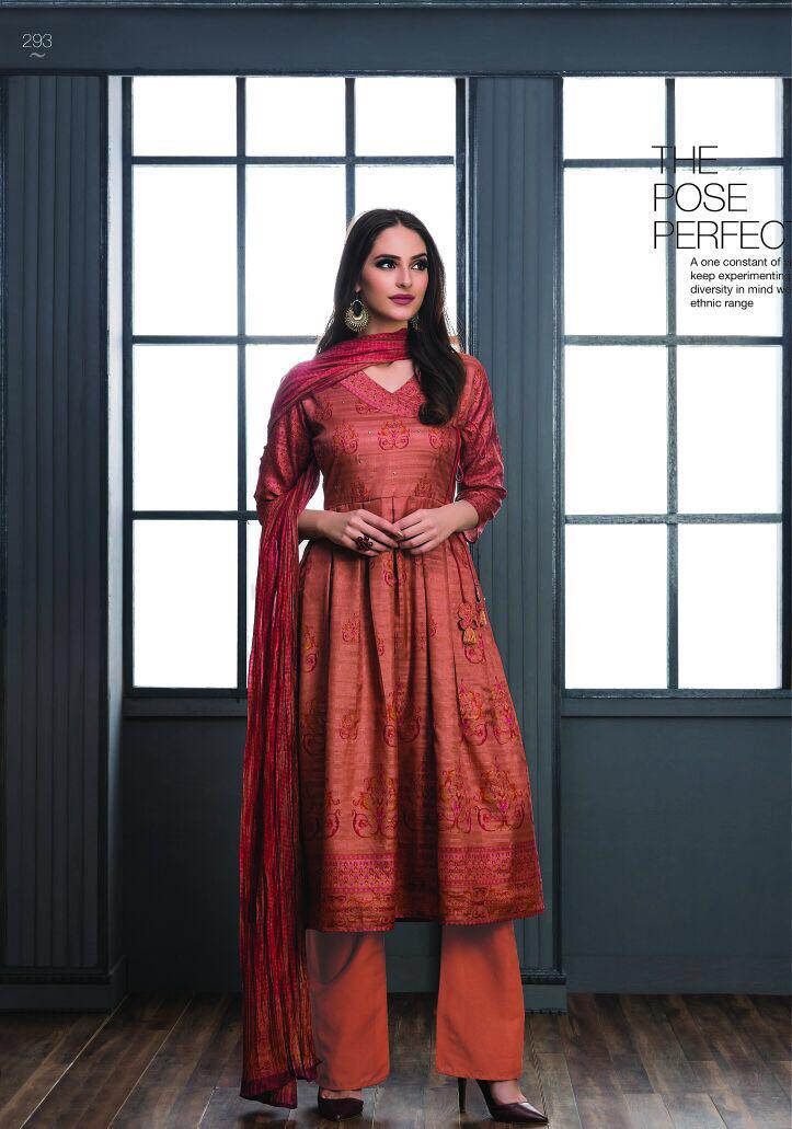 Inayat By Sri 292 To 296 Series Beautiful Collection Suits Stylish Fancy Colorful Party Wear & Ethnic Wear Chandrakanta Silk Printed Dresses At Wholesale Price
