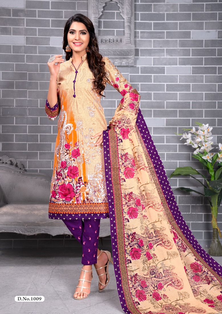 Ipl 20-20 By Shree Meenaxi Cotton 1001 To 1012 Series Stylish Fancy Beautiful Colorful Casual Wear & Ethnic Wear Pure Cotton Printed Dresses At Wholesale Price
