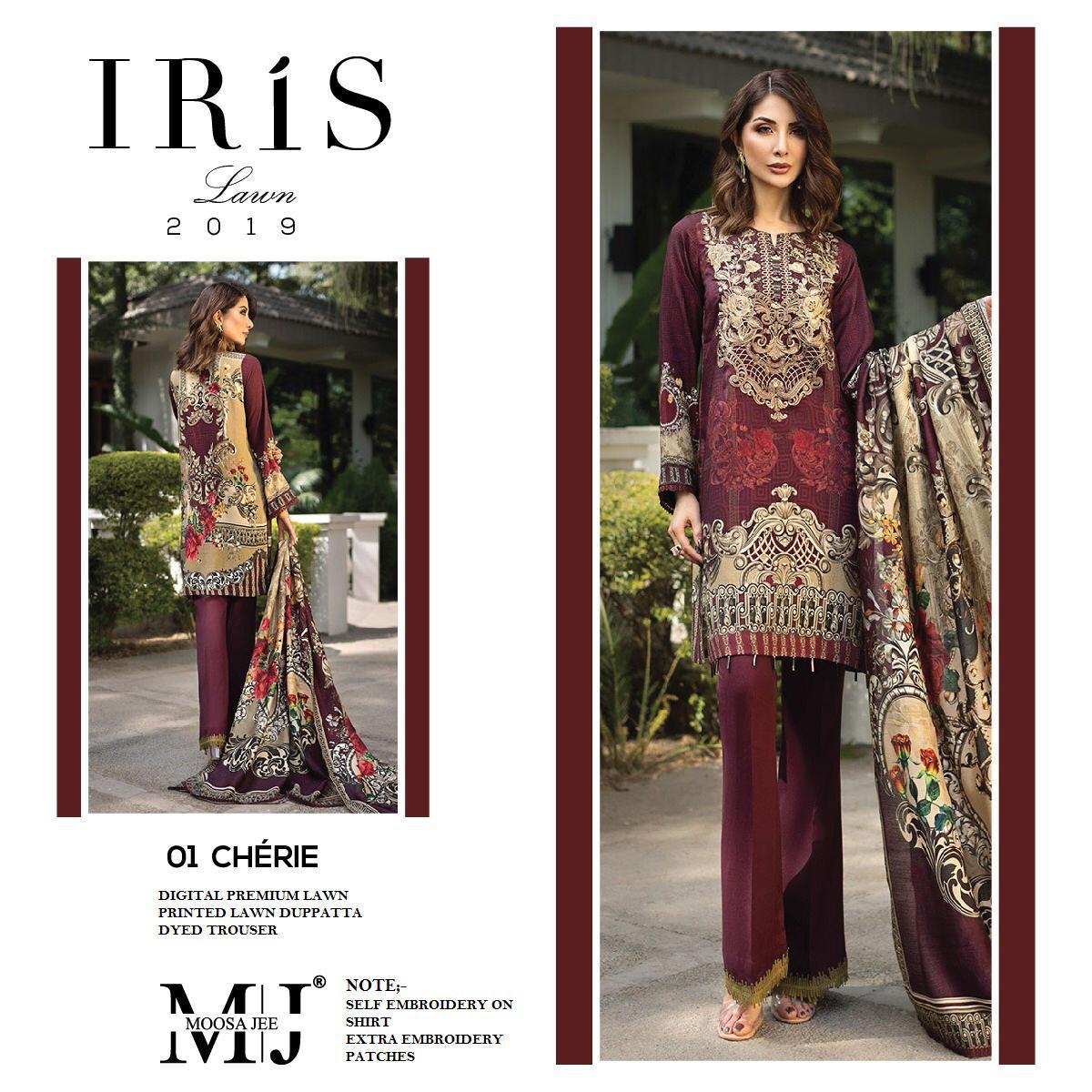 Iris By Baroque 01 To 08 Series Beautiful Pakistani Suits Stylish Fancy Colorful Party Wear & Ethnic Wear Collection Lawn Embroidered Dresses At Wholesale Price