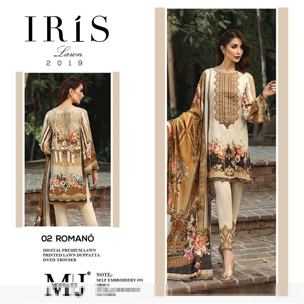Iris By Baroque 01 To 08 Series Beautiful Pakistani Suits Stylish Fancy Colorful Party Wear & Ethnic Wear Collection Lawn Embroidered Dresses At Wholesale Price