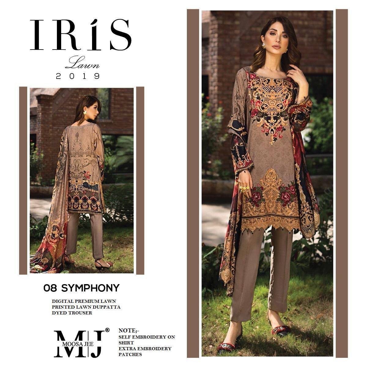 Iris By Baroque 01 To 08 Series Beautiful Pakistani Suits Stylish Fancy Colorful Party Wear & Ethnic Wear Collection Lawn Embroidered Dresses At Wholesale Price