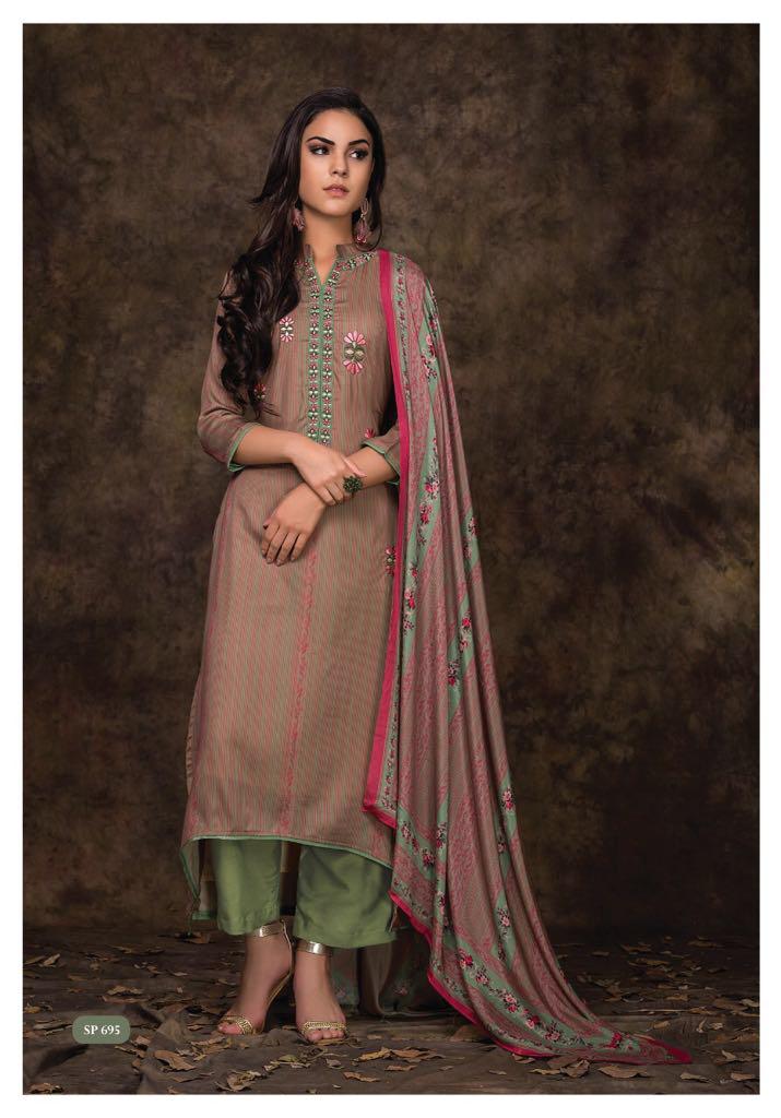 Ishanna By Sri 688 To 695 Series Beautiful Collection Suits Stylish Fancy Colorful Party Wear & Ethnic Wear Pure Cotton Satin Printed Dresses At Wholesale Price