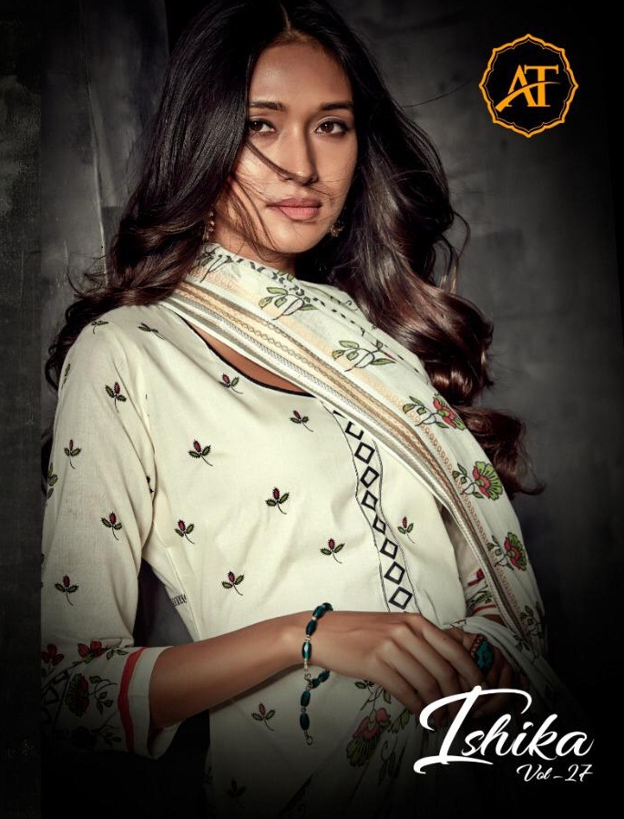 Ishika Vol-27 By Ankit Textile  2701 To 2710 Series  Beautiful Suits Stylish Fancy Colorful Party Wear & Occasional Wear Pure Cambric Print Dresses At Wholesale Price