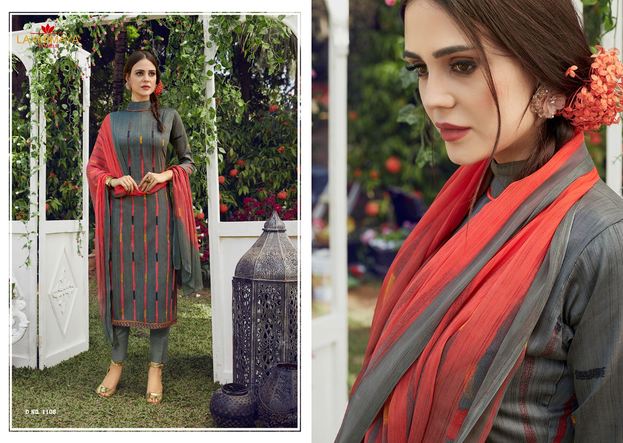 Itreniya By Laxmimaya Silk Mills 1101 To 1110 Series Designer Pakistani Suits Beautiful Stylish Fancy Colorful Casual Wear & Ethnic Wear Pure Jam Silk Print With Embroidered Dresses At Wholesale Price