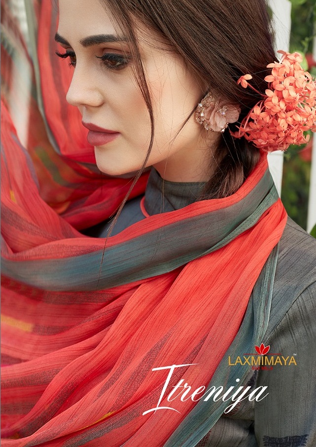 Itreniya By Laxmimaya Silk Mills 1101 To 1110 Series Designer Pakistani Suits Beautiful Stylish Fancy Colorful Casual Wear & Ethnic Wear Pure Jam Silk Print With Embroidered Dresses At Wholesale Price