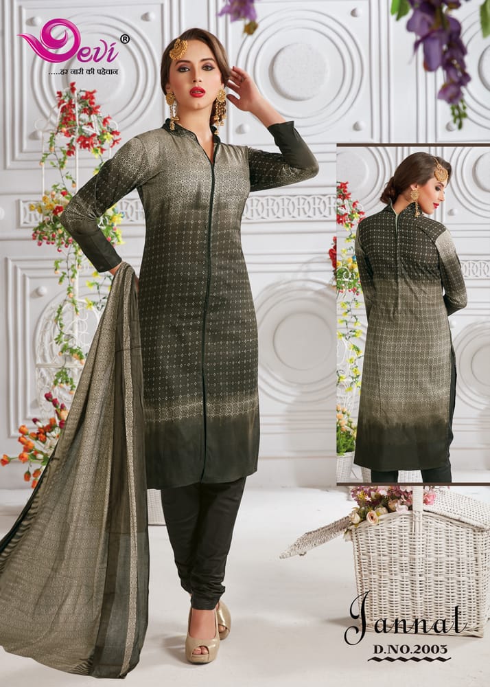 Jannat By Devi 2001 To 2016 Series Beautiful Stylish Fancy Colorful Casual Wear & Ethnic Wear Cotton Karachi Printed Dresses At Wholesale Price