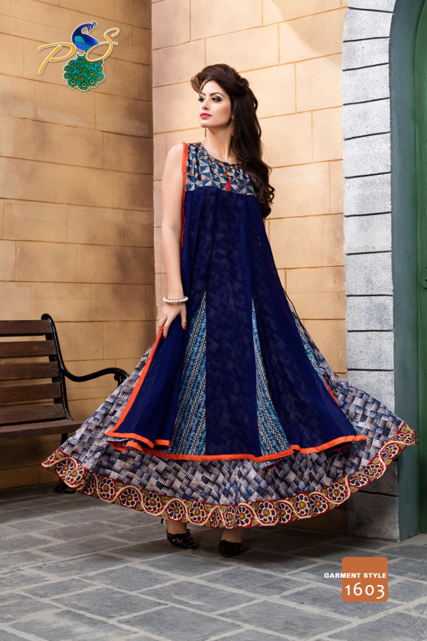 Jashn Vol-16 By Ps 1601 To 1608 Series Designer Beautiful Colorful Stylish Fancy Casual Wear & Ethnic Wear & Ready To Wear Mix Printed Kurtis At Wholesale Price