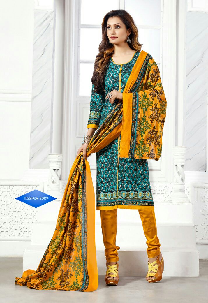 Jessica Vol-2 By Mayur Fashion 2001 To 2012 Series Stylish Beautiful Fancy Colorful Casual Wear & Ethnic Wear Summer Collection Cotton Printed Dresses At Wholesale Price