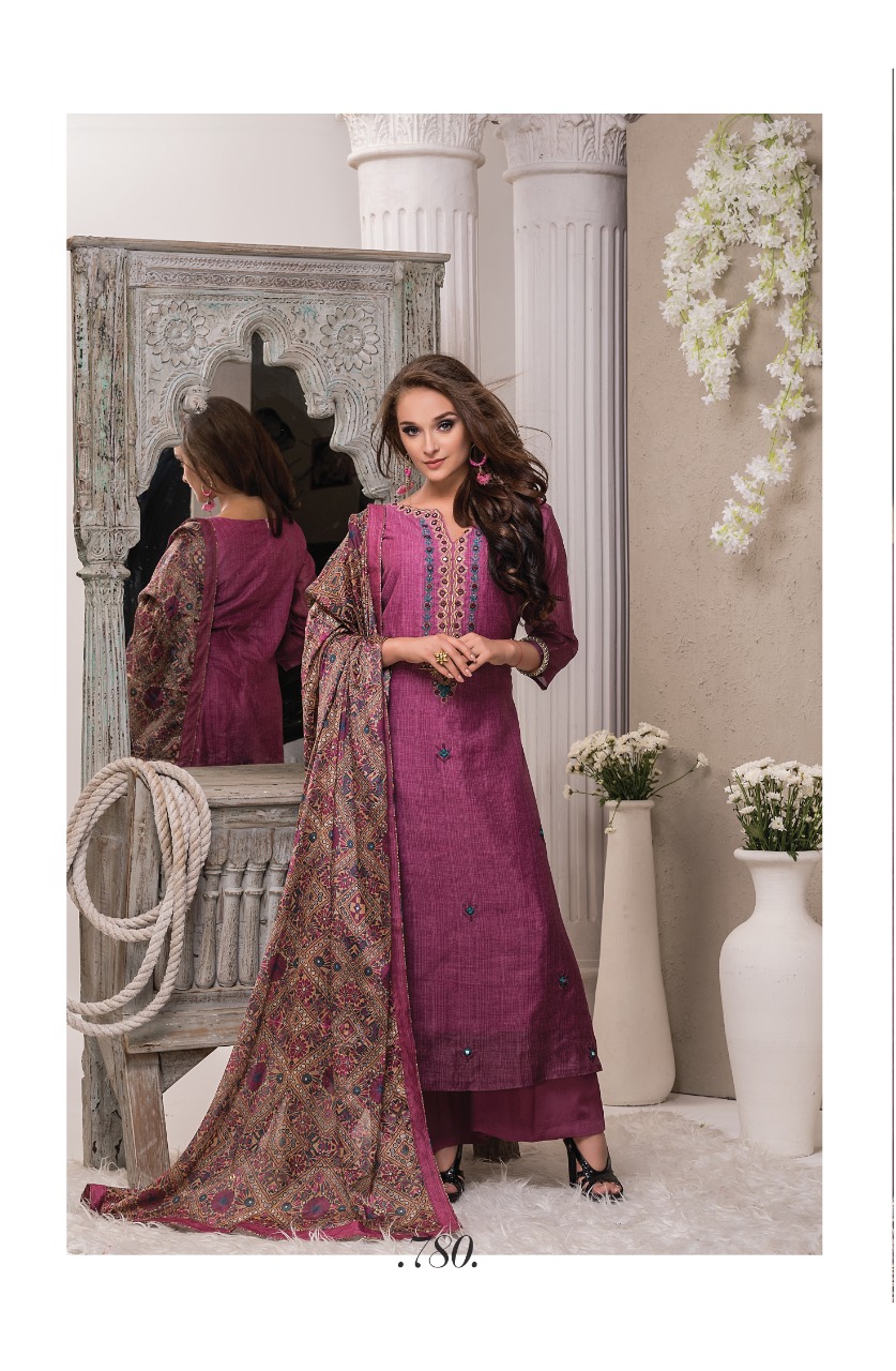 Jhankar By Sri 774 To 781 Series Beautiful Collection Suits Stylish Fancy Colorful Party Wear & Ethnic Wear Fine Cotton Munga Embroidered Dresses At Wholesale Price