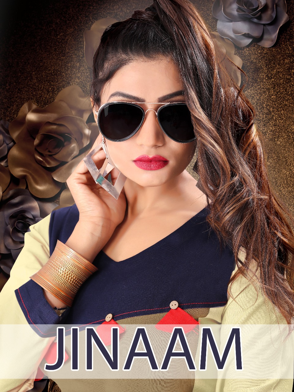 Jinaam Vol-1 By Gopal  101 To 108 Series Beautiful Colorful Stylish Fancy Party Wear & Ethnic Wear & Ready To Heavy Cotton Flex Kurtis At Wholesale Price