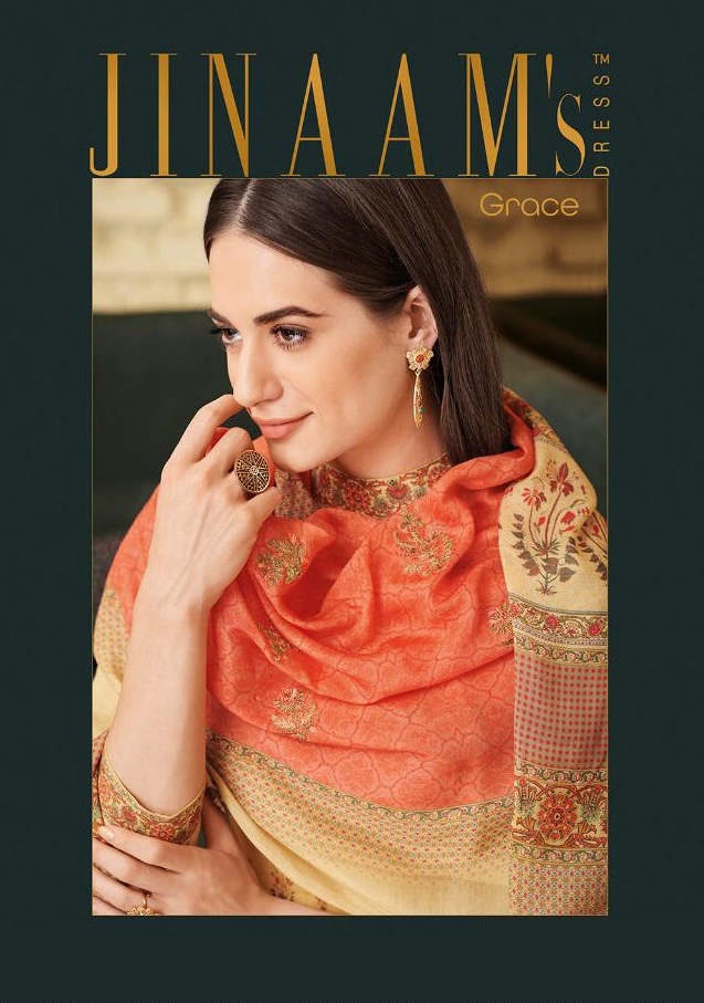 Jinaams Grace By Jinaams Dresses 8026 To 8031 Series Designer Collection Beautiful Stylish Fancy Colorful Party Wear & Occasional Wear Cotton Silk Digital Printed Dresses At Wholesale Price
