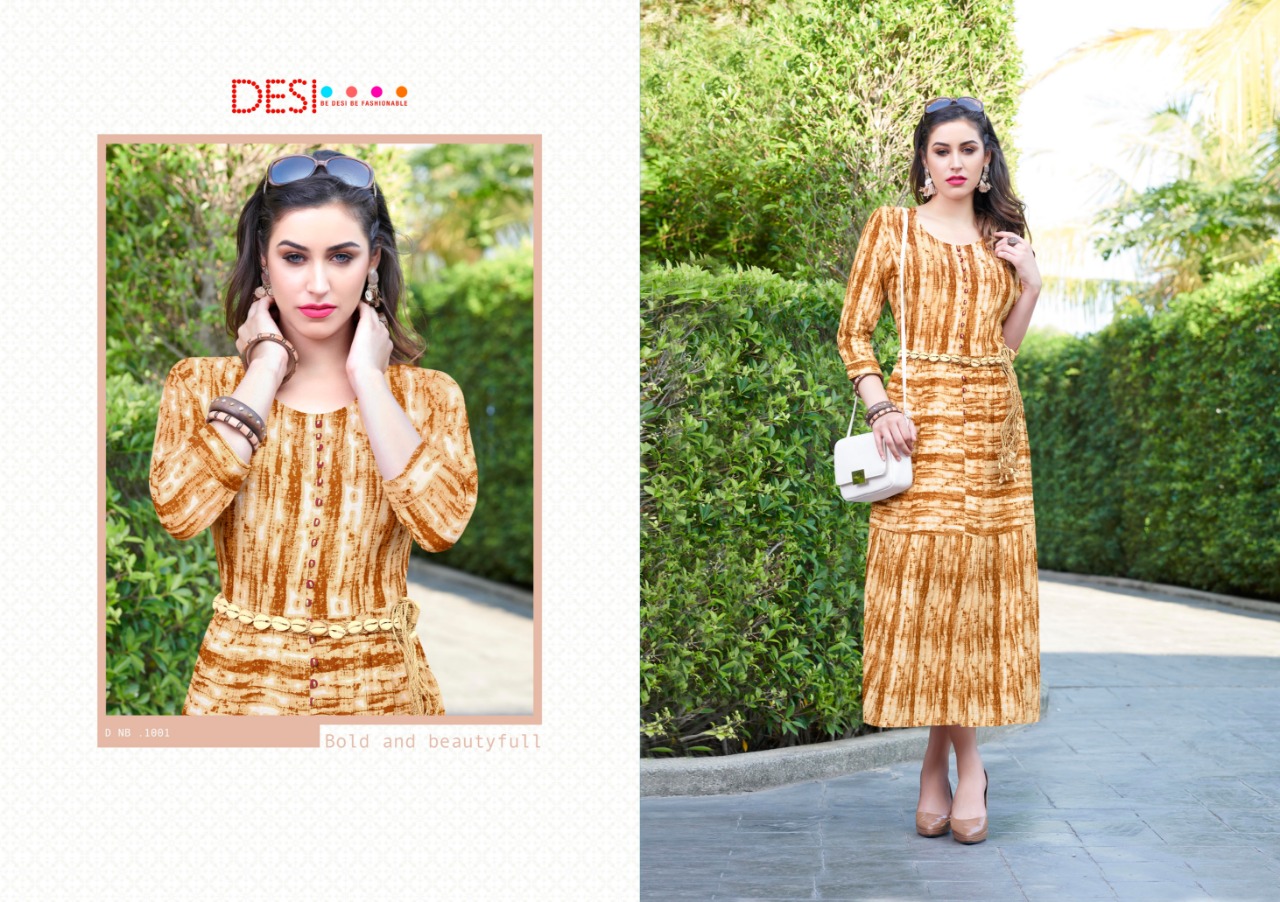 Juniper By Desi 1001 To 1007 Series Beautiful Stylish Fancy Colorful Casual Wear & Ethnic Wear & Ready To Wear Heavy Rayon Printed Kurtis At Wholesale Price