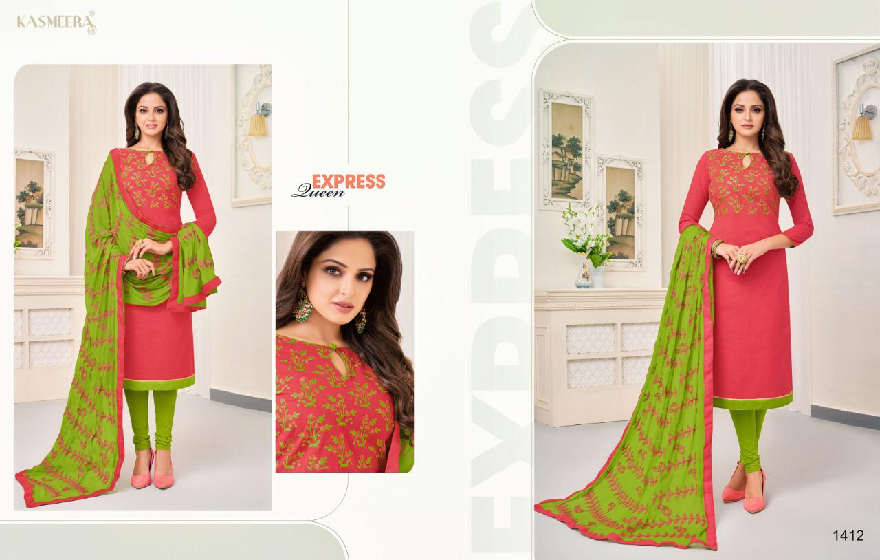 Kaamini Vol-10 By Kayce Trendz 1404 To 1415 Series Designer Suits Beautiful Stylish Fancy Colorful Party Wear & Ethnic Wear Cotton Flex Embroidery Dresses At Wholesale Price