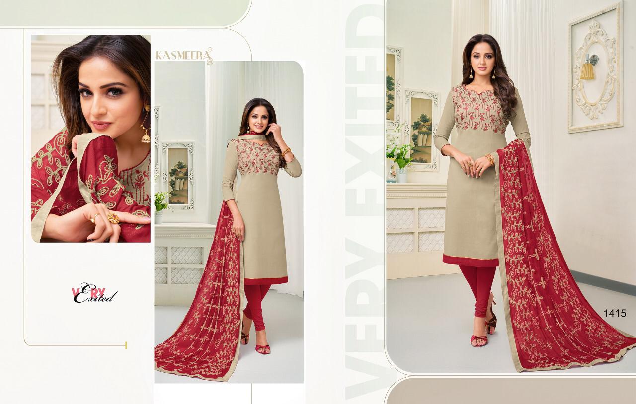 Kaamini Vol-10 By Kayce Trendz 1404 To 1415 Series Designer Suits Beautiful Stylish Fancy Colorful Party Wear & Ethnic Wear Cotton Flex Embroidery Dresses At Wholesale Price