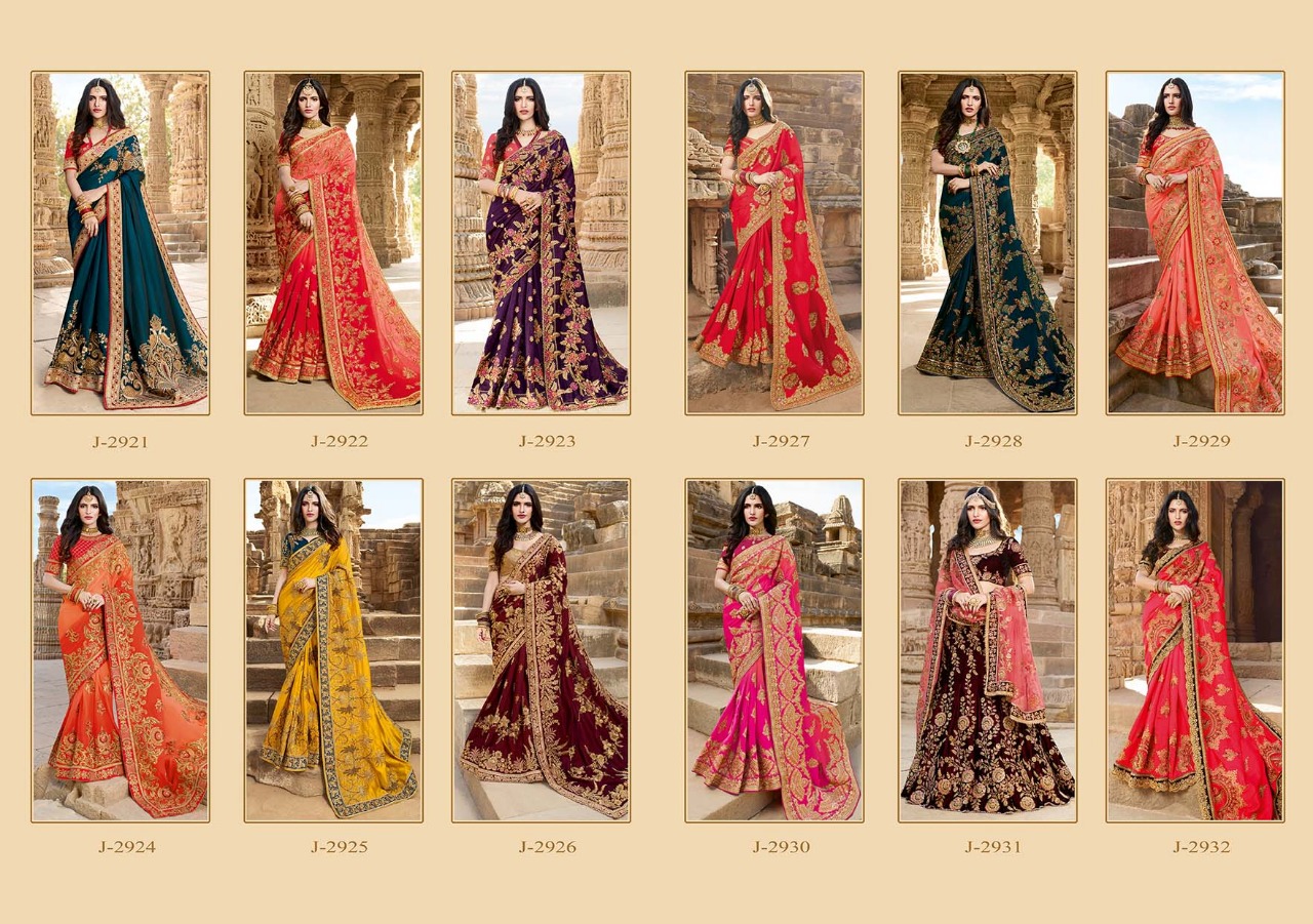 Kaashi By Jasleen 2921 To 2932 Series Indian Traditional Wear Collection Beautiful Stylish Fancy Colorful Party Wear & Occasional Wear Fancy Sarees/lehenga At Wholesale Price