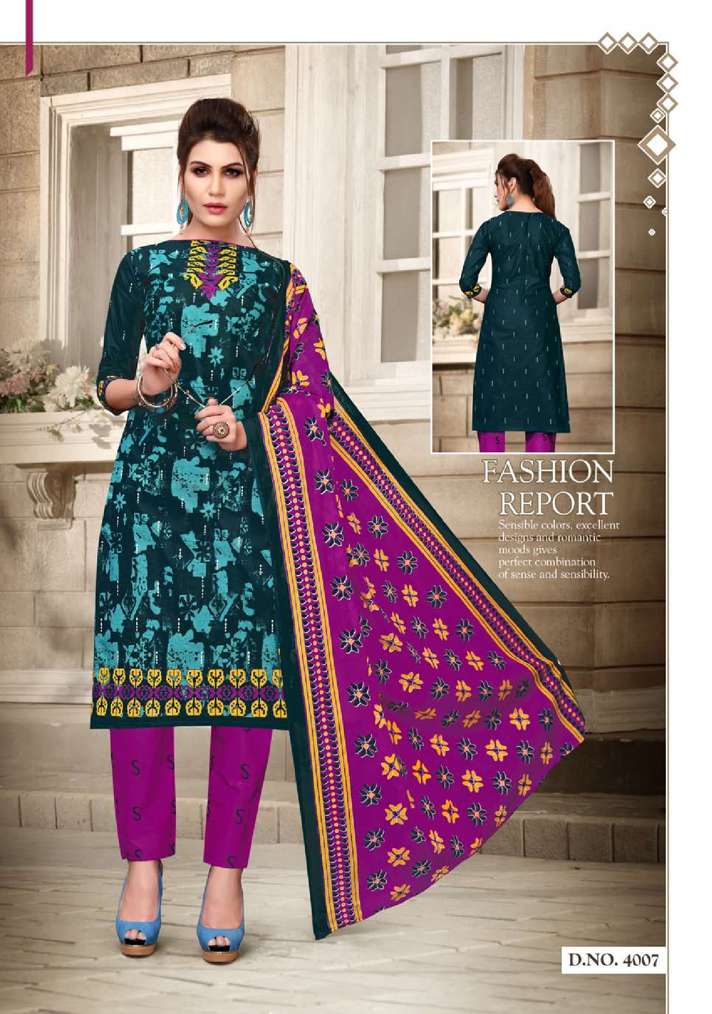 Kaju Pista Vol-4 By Raj Print 4001 To 4010 Series Stylish Fancy Beautiful Colorful Casual Wear & Ethnic Wear Pure Cotton Printed Dresses At Wholesale Price
