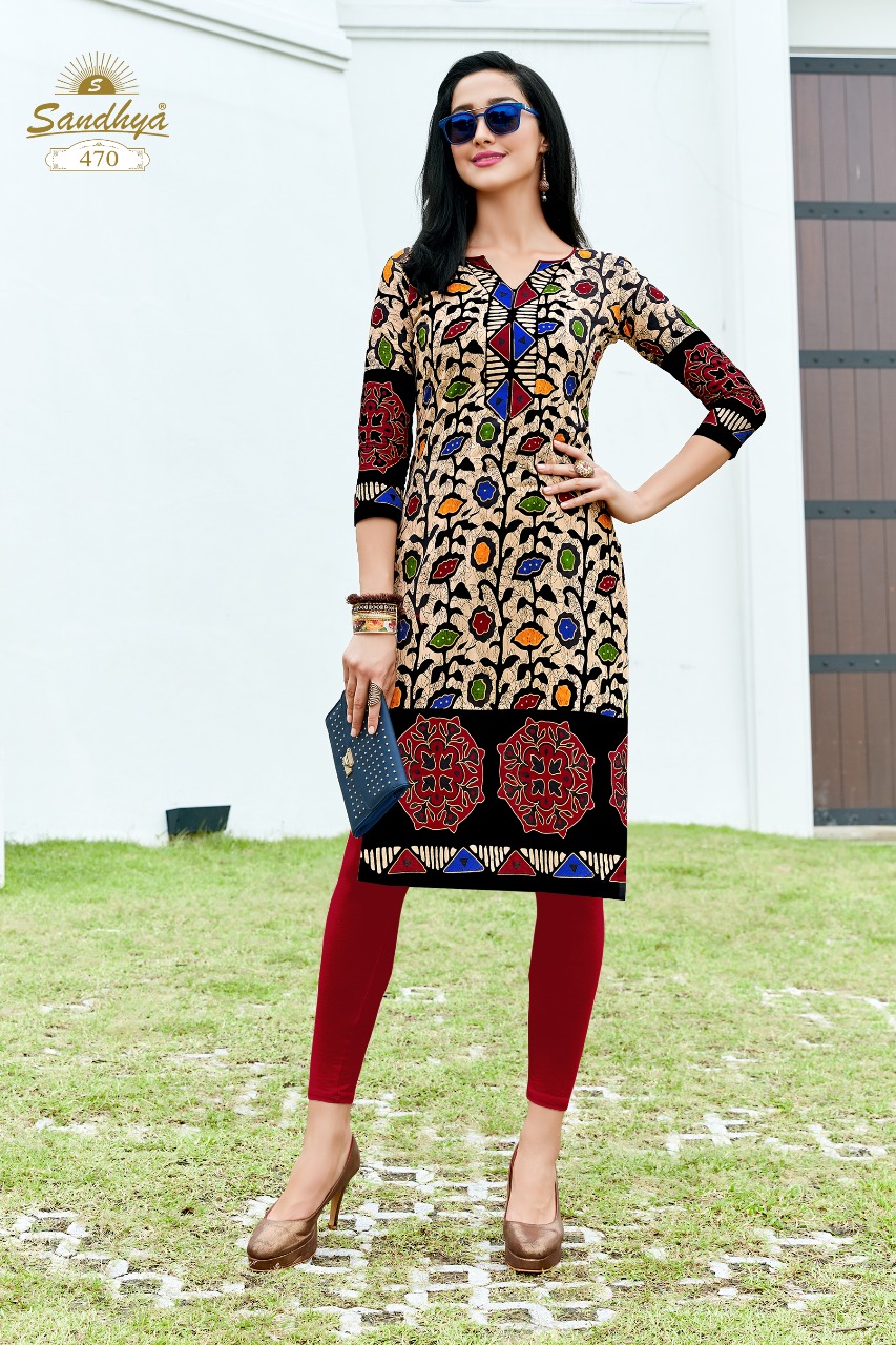 Kalakruti Vol-14 By Sandhya 464 To 483 Series Beautiful Colorful Stylish Fancy Casual Wear & Ethnic Wear & Ready To Wear Heavy Cotton Kurtis At Wholesale Price