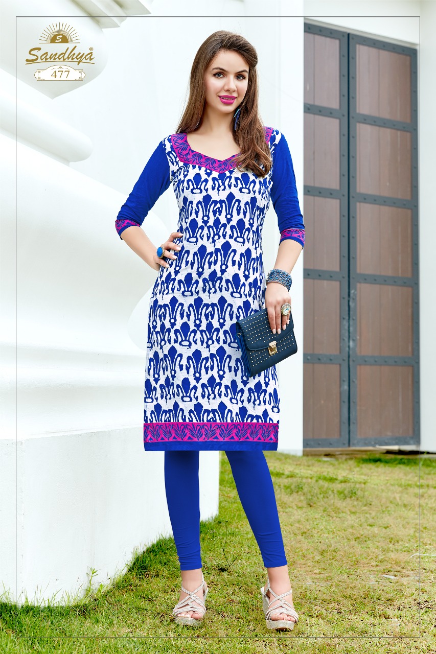 Kalakruti Vol-14 By Sandhya 464 To 483 Series Beautiful Colorful Stylish Fancy Casual Wear & Ethnic Wear & Ready To Wear Heavy Cotton Kurtis At Wholesale Price