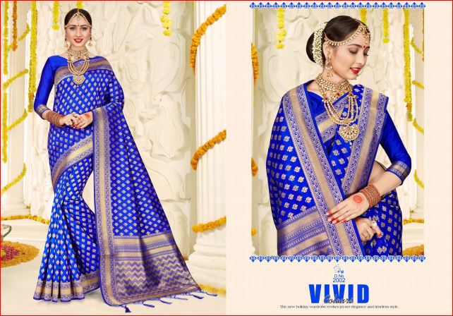 Kalina Silk By Shakti Fashion 2001 To 2008 Series Designer Beautiful Fancy Colorful Traditional Wear Fancy Party Wear & Occasional Wear Banarasi Silk Sarees At Wholesale Price