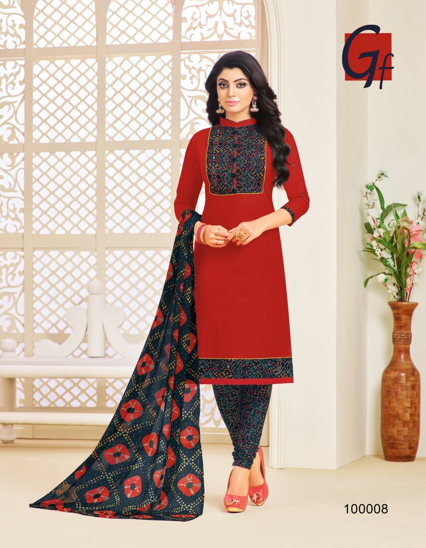 Kalyanam By Ganesh Fashion 100008 To 100021 Series Beautiful Stylish Fancy Colorful Casual Wear & Ethnic Wear Cotton Slub Dresses At Wholesale Price