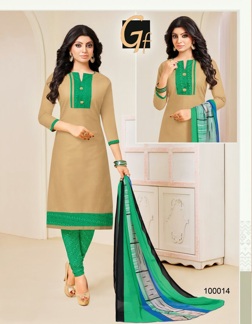 Kalyanam By Ganesh Fashion 100008 To 100021 Series Beautiful Stylish Fancy Colorful Casual Wear & Ethnic Wear Cotton Slub Dresses At Wholesale Price