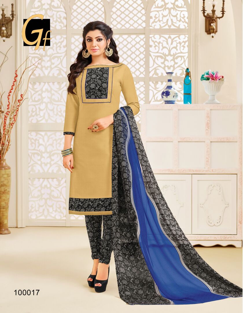 Kalyanam By Ganesh Fashion 100008 To 100021 Series Beautiful Stylish Fancy Colorful Casual Wear & Ethnic Wear Cotton Slub Dresses At Wholesale Price