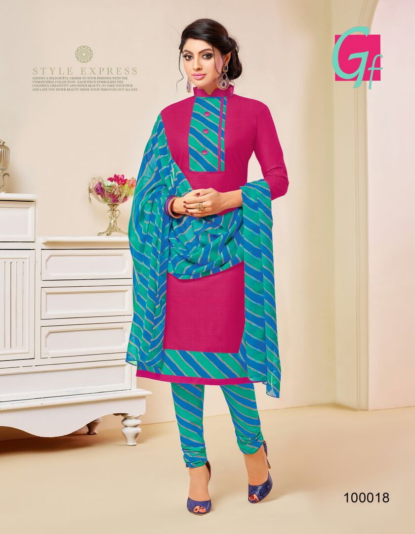 Kalyanam By Ganesh Fashion 100008 To 100021 Series Beautiful Stylish Fancy Colorful Casual Wear & Ethnic Wear Cotton Slub Dresses At Wholesale Price