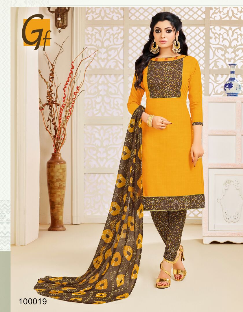 Kalyanam By Ganesh Fashion 100008 To 100021 Series Beautiful Stylish Fancy Colorful Casual Wear & Ethnic Wear Cotton Slub Dresses At Wholesale Price