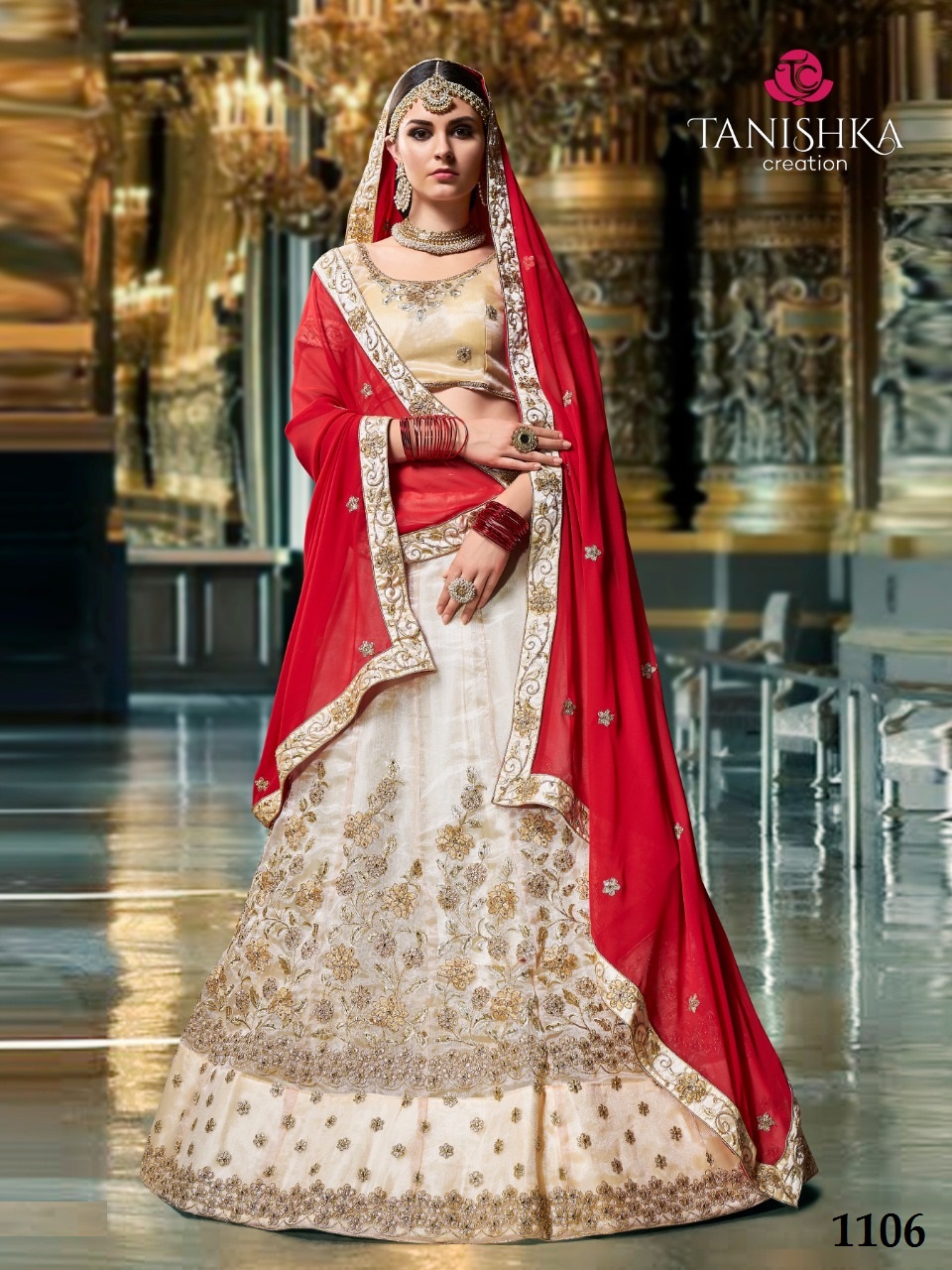 Kamal By Tanishka Creation 1101 To 1110 Series Indian Bridal Wear Beautiful Traditional Wear Collection Colorful Stylish Fancy Party Wear & Occasional Wear Net & Georgette Lehengas At Wholesale Price