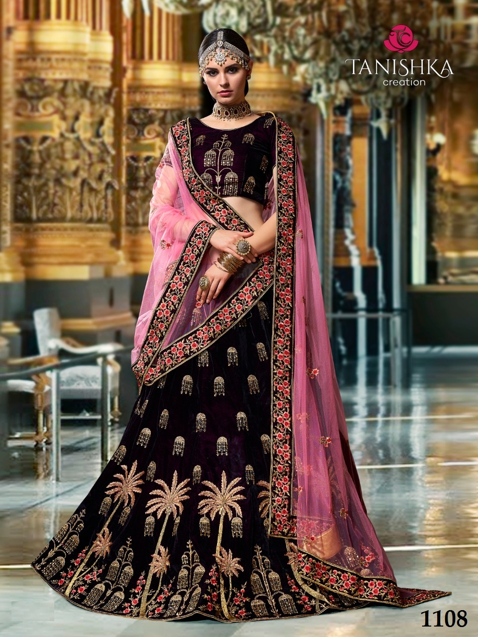 Kamal By Tanishka Creation 1101 To 1110 Series Indian Bridal Wear Beautiful Traditional Wear Collection Colorful Stylish Fancy Party Wear & Occasional Wear Net & Georgette Lehengas At Wholesale Price