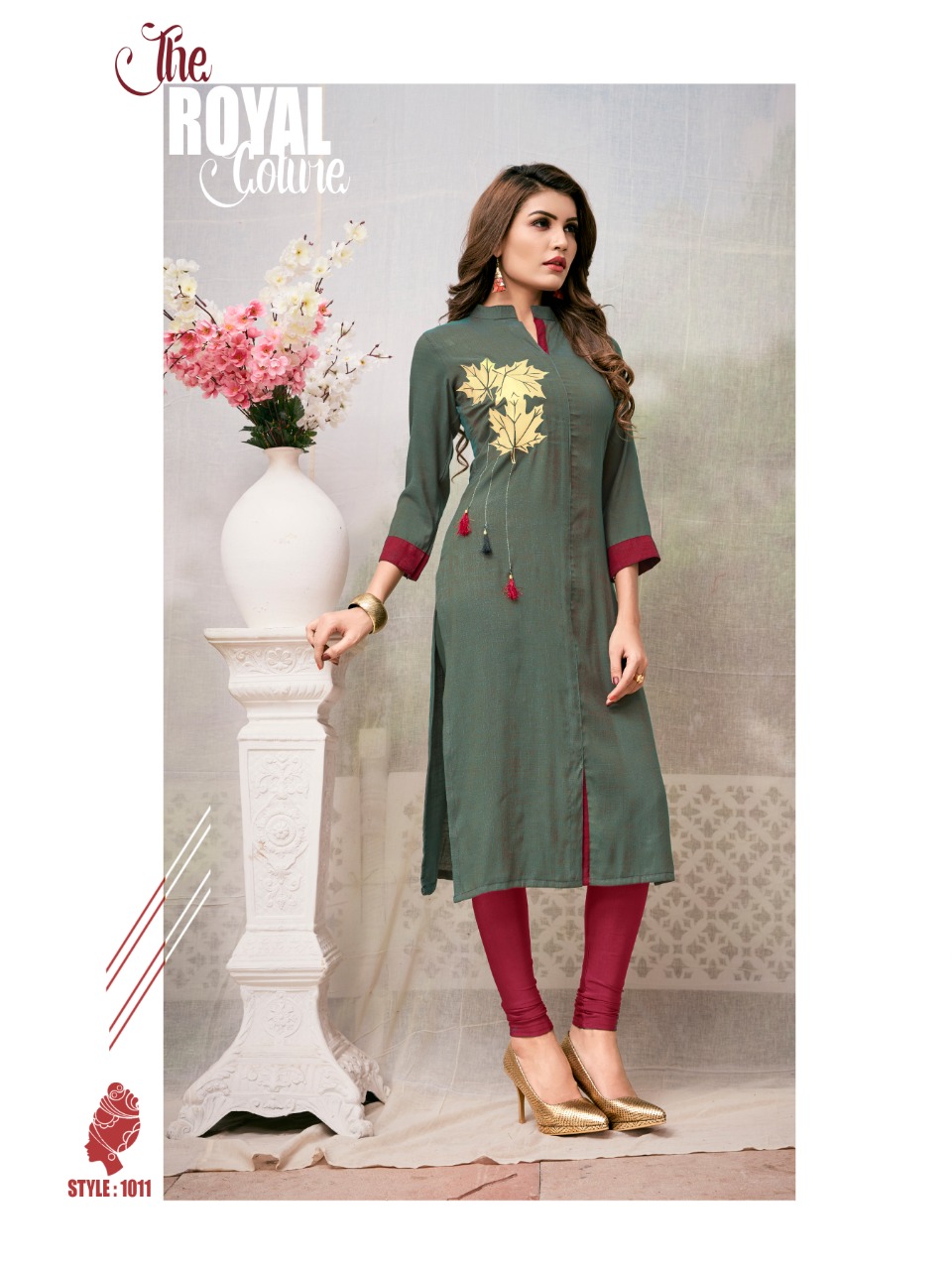 Kanchan Vol-1 By Dress Zip 1009 To 1017 Series Beautiful Colorful Stylish Fancy Casual Wear & Ethnic Wear Two Tone Rayon Kurtis At Wholesale Price