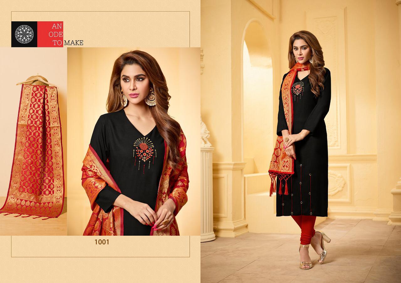 Kanchipuram Stall By Amrut Varsha Creation 1001 To 1006 Series Beautiful Suits Stylish Fancy Colorful Casual Wear & Ethnic Wear Collection Heavy Cotton Slub Dresses At Wholesale Price