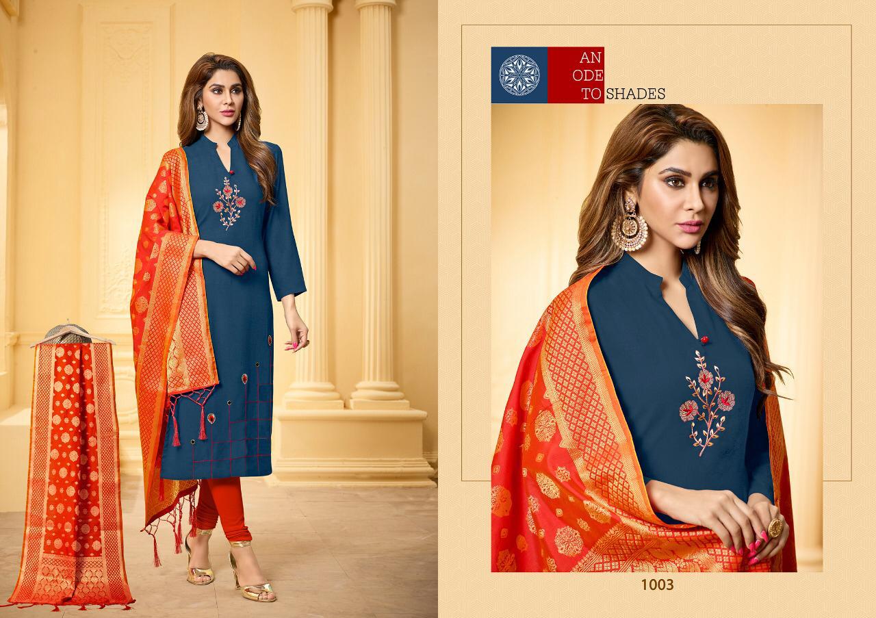 Kanchipuram Stall By Amrut Varsha Creation 1001 To 1006 Series Beautiful Suits Stylish Fancy Colorful Casual Wear & Ethnic Wear Collection Heavy Cotton Slub Dresses At Wholesale Price