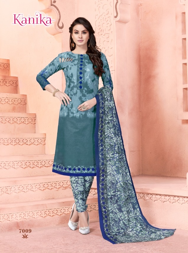 Kanika Vol-7 By Ganesha 7001 To 7012 Series Beautiful Suits Stylish Fancy Colorful Party Wear & Ethnic Wear Cotton Printed Dresses At Wholesale Price